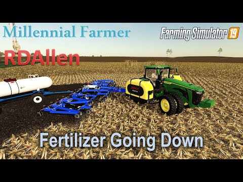Fertilizer Going Down | E75 Millennial Farmer | Farming Simulator 19