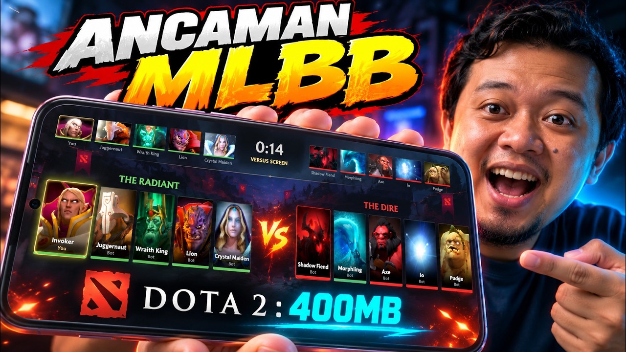 BYE MLBB! DOTA 2 Bisa Dimainkan Di Android Tapi Fansmade YEAH