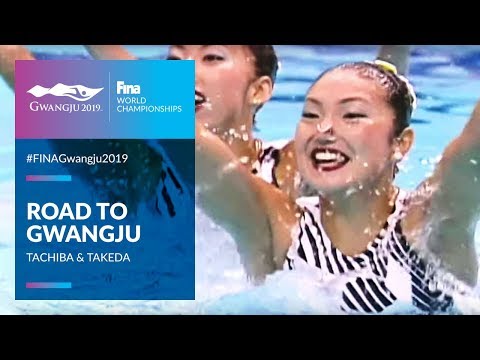 Плавание Miya Tachibana and Miho Takeda's incredible Synchro performance from Fukuoka 2001 #Throwback