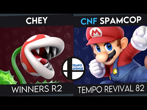 Tempo Revival 82 - SpamCop (Mario) Vs. Chey (Piranha Plant) - WR2 - Smash Ultimate