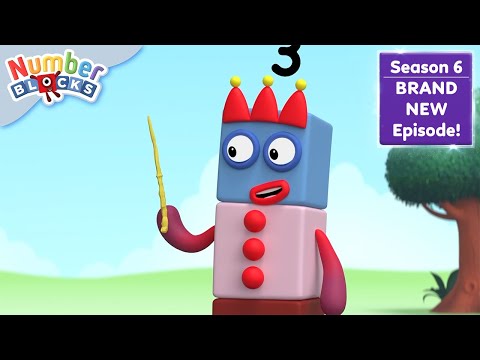 Painting by Numbers | Series 6 | Learn to Count | @Numberblocks - Kingdom Kids Zone, Little Learners - Numberblocks