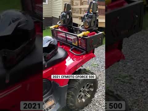 CFMOTO CFORCE 500 ATV WORK HORSE / CHAINSAW HOLSTER / UTILITY CARGO RACK BASKET / ATV ACCESSORIES