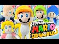 Super Mario 3D World Plush Paper Mario Bros