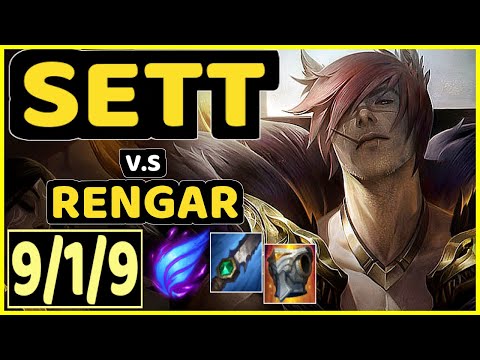 DJOKO (SETT) vs RENGAR - 9/1/9 KDA JUNGLE CHALLENGER GAMEPLAY - EUW