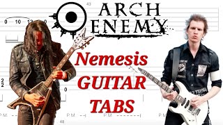 Arch Enemy - Nemesis | Rhythm & Lead GUITAR TABS | Cover | Tutorial | Lesson