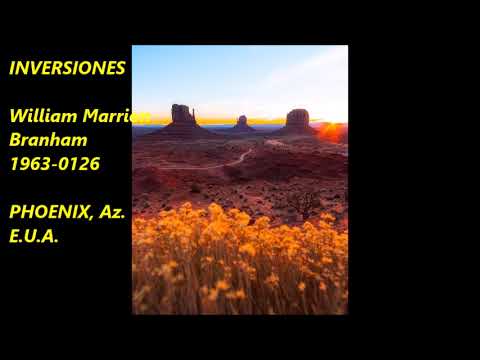 SPN1963-0126 INVERSIONES  Phoenix,Az  E .U .A.  William Marrion Branham