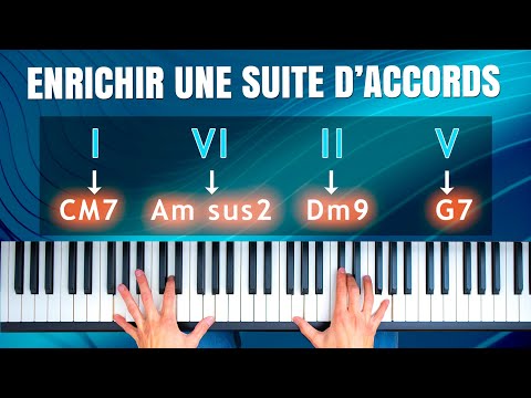 ENRICHIR UNE SUITE D'ACCORDS (pour se libérer des 4 accords traditionnels en boucle)