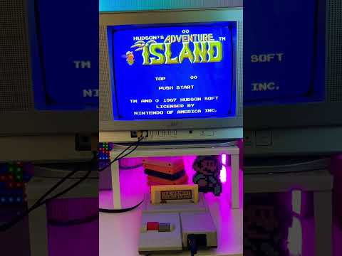 Famicom/NES - Hudson’s Adventure Island #shorts #nintendo #nes #8bit #famicom #hudson #dendy #денди