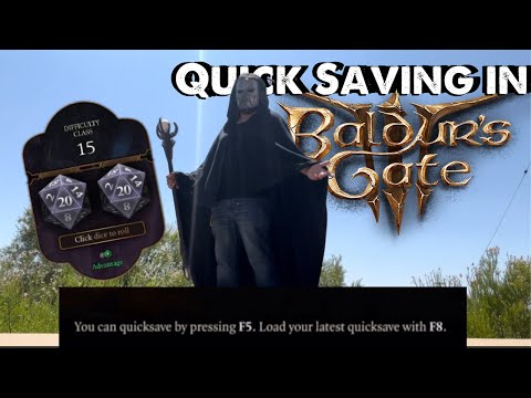Quick Saving in Baldur’s Gate 3