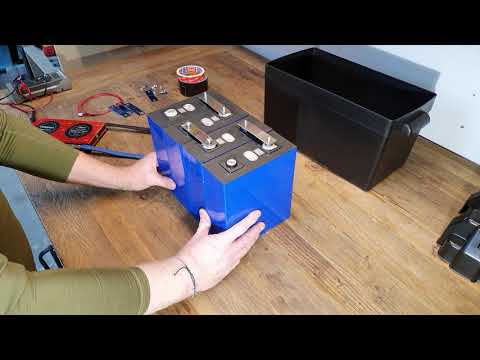 Montera LiFePO4 3,2V celler och BMS till ett 12V Litium Batteri