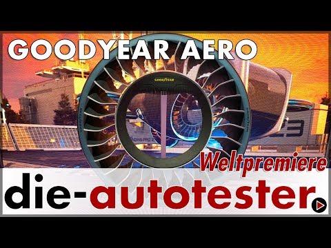 Geneva 2019: Goodyear AERO - The Flying Tire | World Premiere | Concept | German