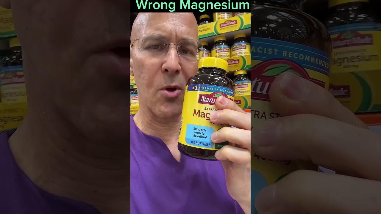 Make Sure You Don’t Buy the Wrong MAGNESIUM!  Dr. Mandell