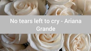 No tears left to cry - Ariana Grande lyrics [eng/vostfr]
