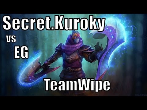 Dota 2 Highlights Secret.Kuroky vs EG TeamWipe