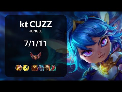 kt Cuzz Poppy vs Taliyah JUNGLE - KR GRANDMASTER Patch 13.16