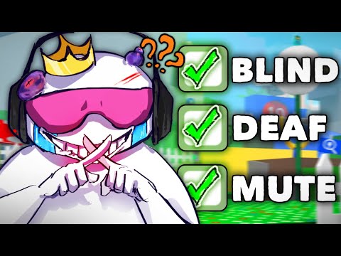 Can i Survive Being Blind, Deaf, and Mute in Bee Swarm Simulator? | FT. @solarcubed @Hystine