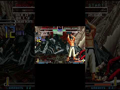 Kula, Billy & Daimon vs Rugal - KOF 2002 Hack  #kof2002magicplus2 #kof2002plus #arcadegameskof