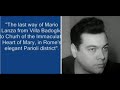 MARIO LANZA. 'Tu ca nun chiagne'. E.De Curtis/Bovio
