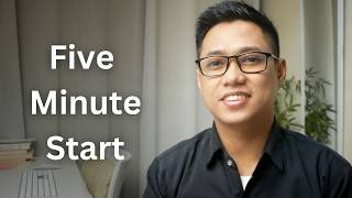 Overcome Creative Block by Starting for 5 Minutes