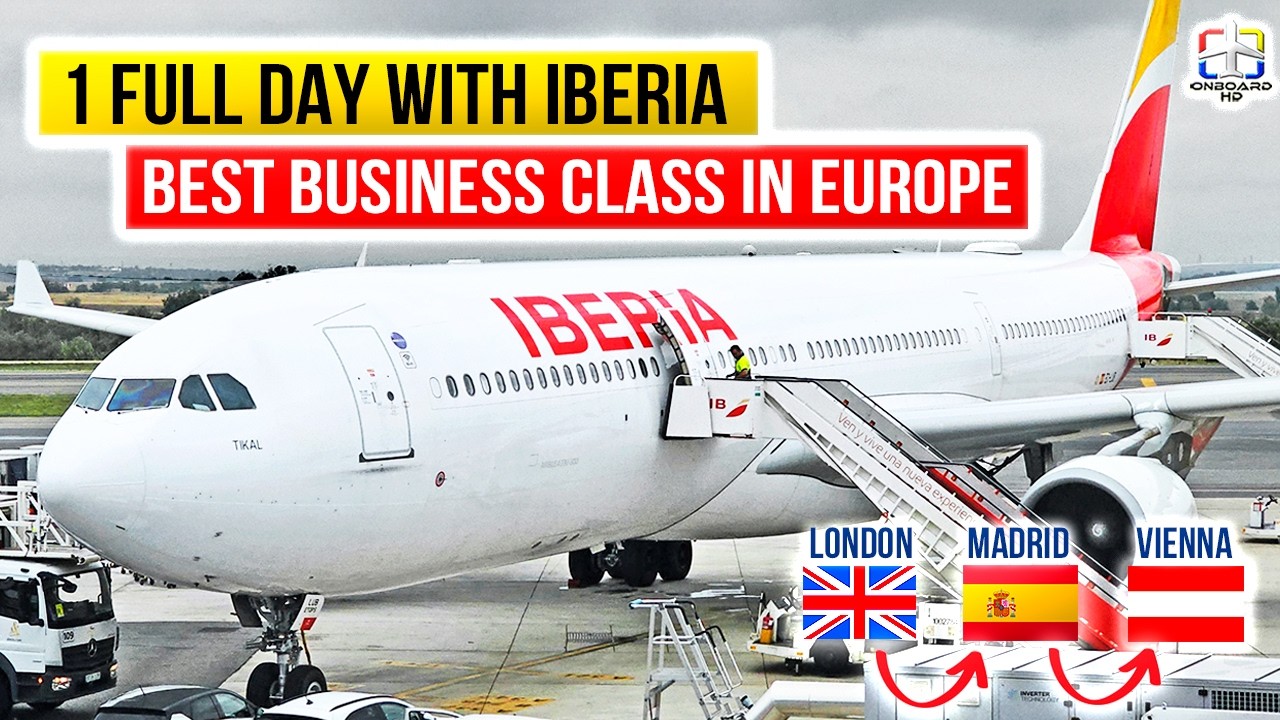 TRIP REPORT | Perfect Flight on Iberia Business Class | IBERIA A330-300 | London to Vienna (via MAD)