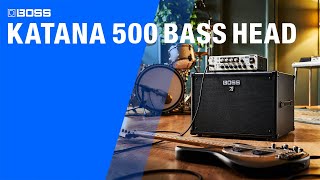 YouTube Video - BOSS KATANA-500 BASS HEAD | Outstanding Bass Tones with Innovative Cabinet Calibration