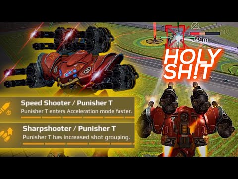 TRIPLE OVERDRIVE Punisher Spectre gameplay using all max tier pilot skills | War Robots