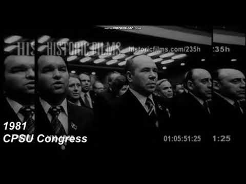 USSR anthem at 1920-1990 CPSU congress