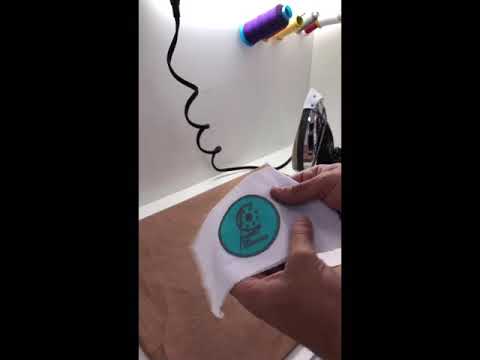 Como fazer Patch Bordado usando entretela Filme Termocolante Definitiva