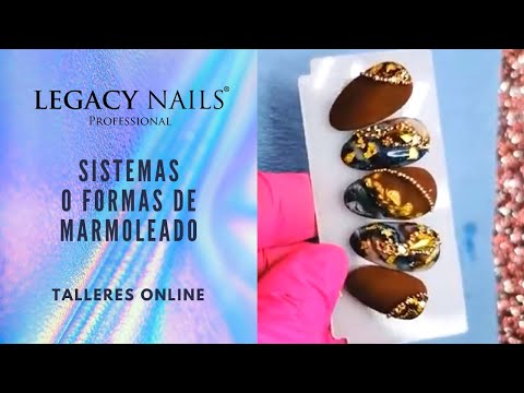 SISTEMAS O FORMAS DE MARMOLEADO │ TALLER DE UÑAS │ LEGACY NAILS