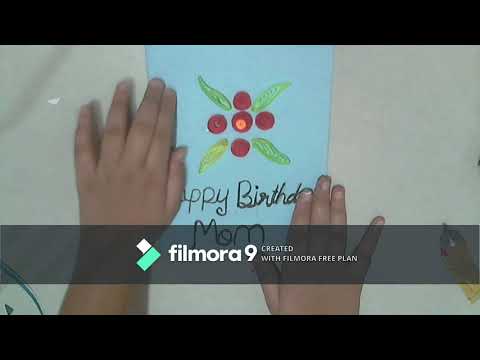 how to make birthday card for mom