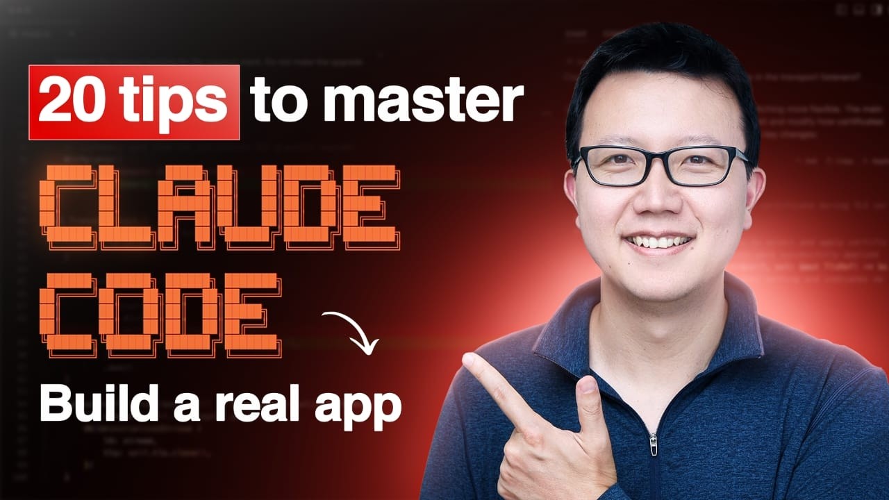 Full Tutorial: 20 Tips to Master Claude Code in 35 Minutes (Build a Real App)