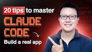 Full Tutorial: 20 Tips to Master Claude Code in 35 Minutes (Build a Real App)