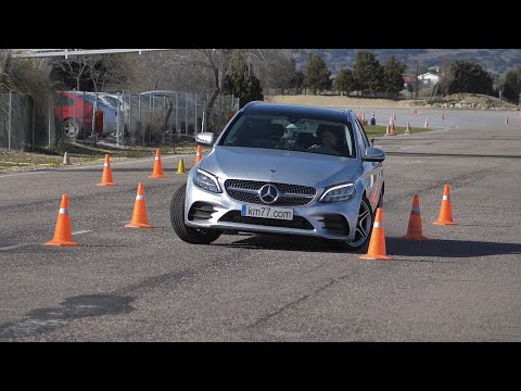 Mercedes-Benz C Estate 2018 – Maniobra de esquiva (moose test) y eslalon | km77.com