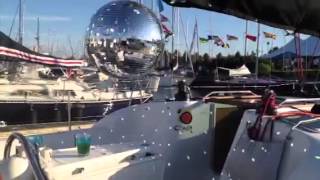 Disco Ball on Yacht!