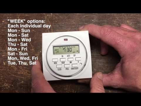 How To Set A Hydrofarm Digital Timer - Titan Controls, Century, Vivosun, Viagrow, Aspectek