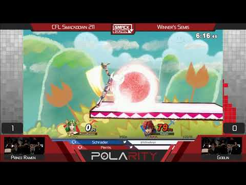 CFL Smackdown Ultimate 211 - PrinceRamen (Palutena) vs Goblin (Roy) - Winners Semis