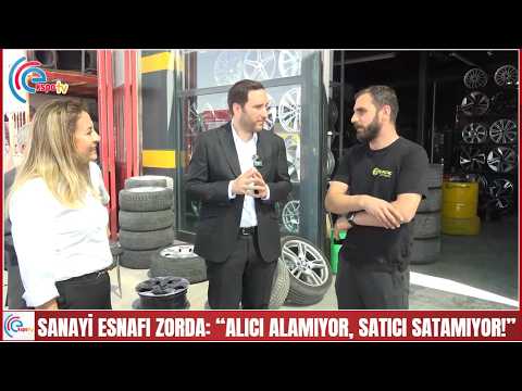Sanayi esnafı zorda “Alıcı alamıyor, satıcı satamıyor!”