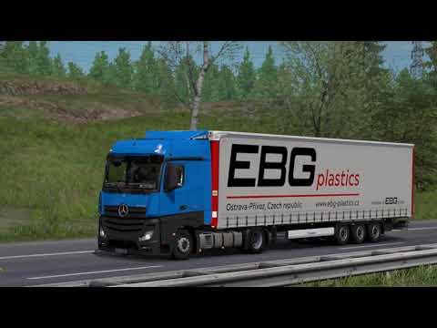 ETS2 Mercedes Actros MP4 1845 Basel - Geneva