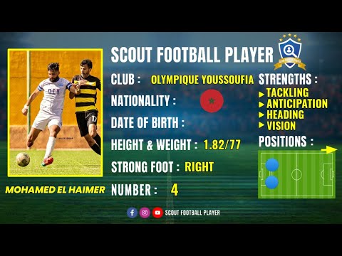 MOHAMED EL HAIMER 🔵 CENTRE DEFENDER 🔵 OLYMPIQUE YOUSSOUFIA 🔵 BEST OF 2022/23 HD