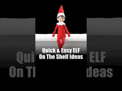 Would you try? Elf on the shelf returns… quick & easy ideas. Explore more via Link in Bio.