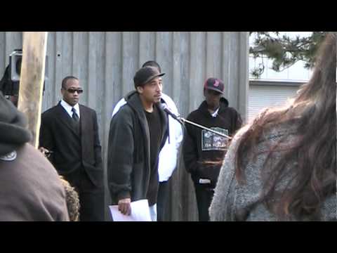 Jamal from Blackstonian at Anti Police Brutality Rally in Boston 2011-10-22