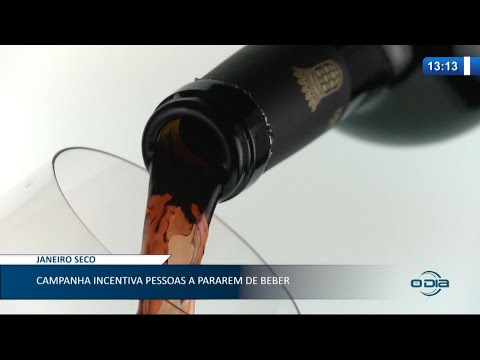 Campanha estimula pessoas a pararem de beber a partir do mês de Janeiro 11 01 2021