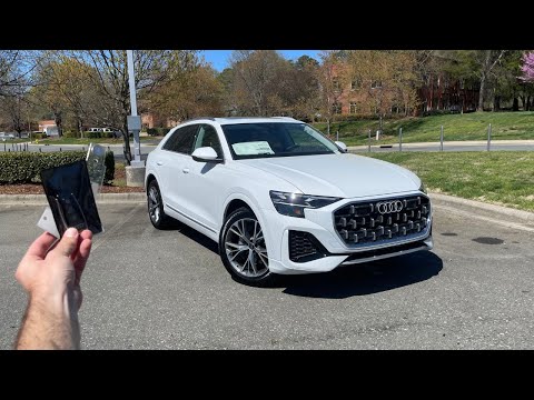 2024 Audi Q8 Premium Plus: Start Up, Test Drive, Walkaround, POV and Review