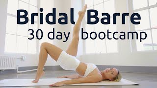 Get In Wedding Shape in 30-Days | Free 30-Day Barre Challenge For Toning + Weight Loss