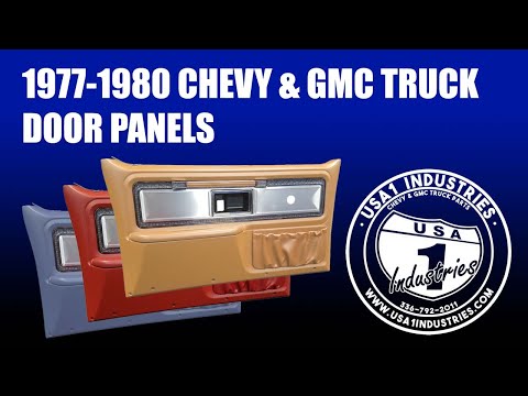 What's in the box? 1977-80 Square Body Chevy Silverado Truck Door Panel Kit!