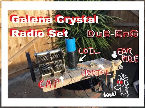 DuB-EnG: Make A Cat's Whisker Galena Crystal Radio Set Part 2 - IT WORKS!