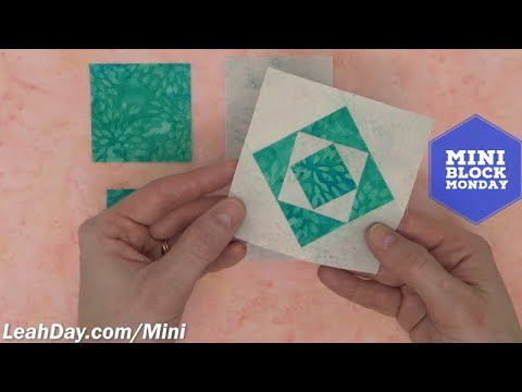 How to Sew a Square in a Square Quilt - Mini Block Monday #9