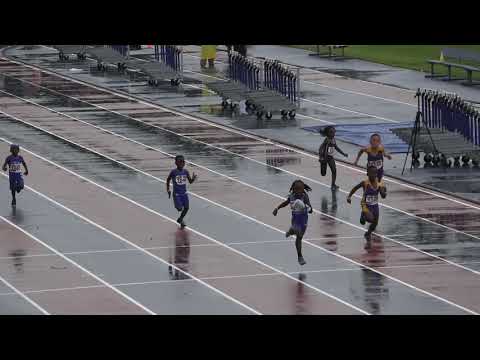 Boys 100m Dash 5-6 Year Old Semi Finals Heat 2 - 44th Annual Northwest Track and Field Classic 2019