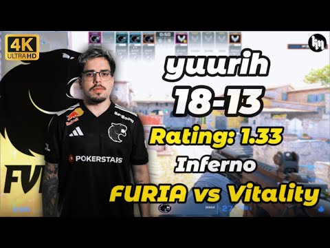 yuurih (18-13) FURIA vs Vitality (Inferno) | IEM Chengdu 2025 #FURIA #yuurih #cs2