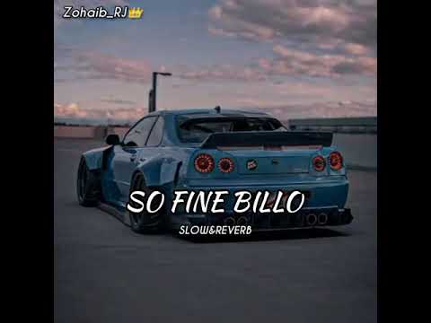 So fine billo slowed +reverb song 🎵 credit by Zahib RJ
